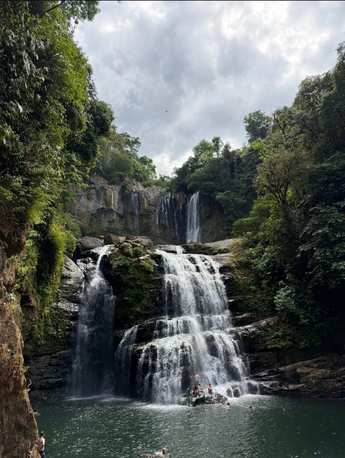 Nauyaca Waterfalls surrounded by Costa Rican jungle