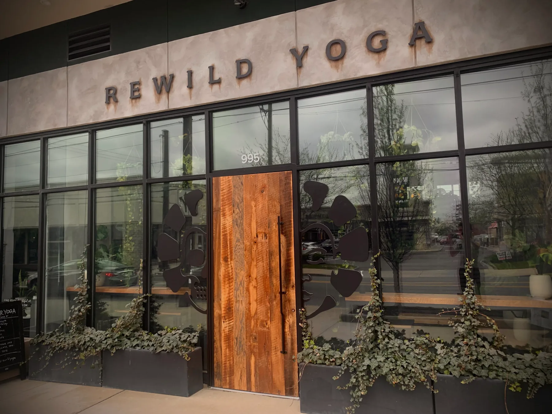 The REWILD studio entrance