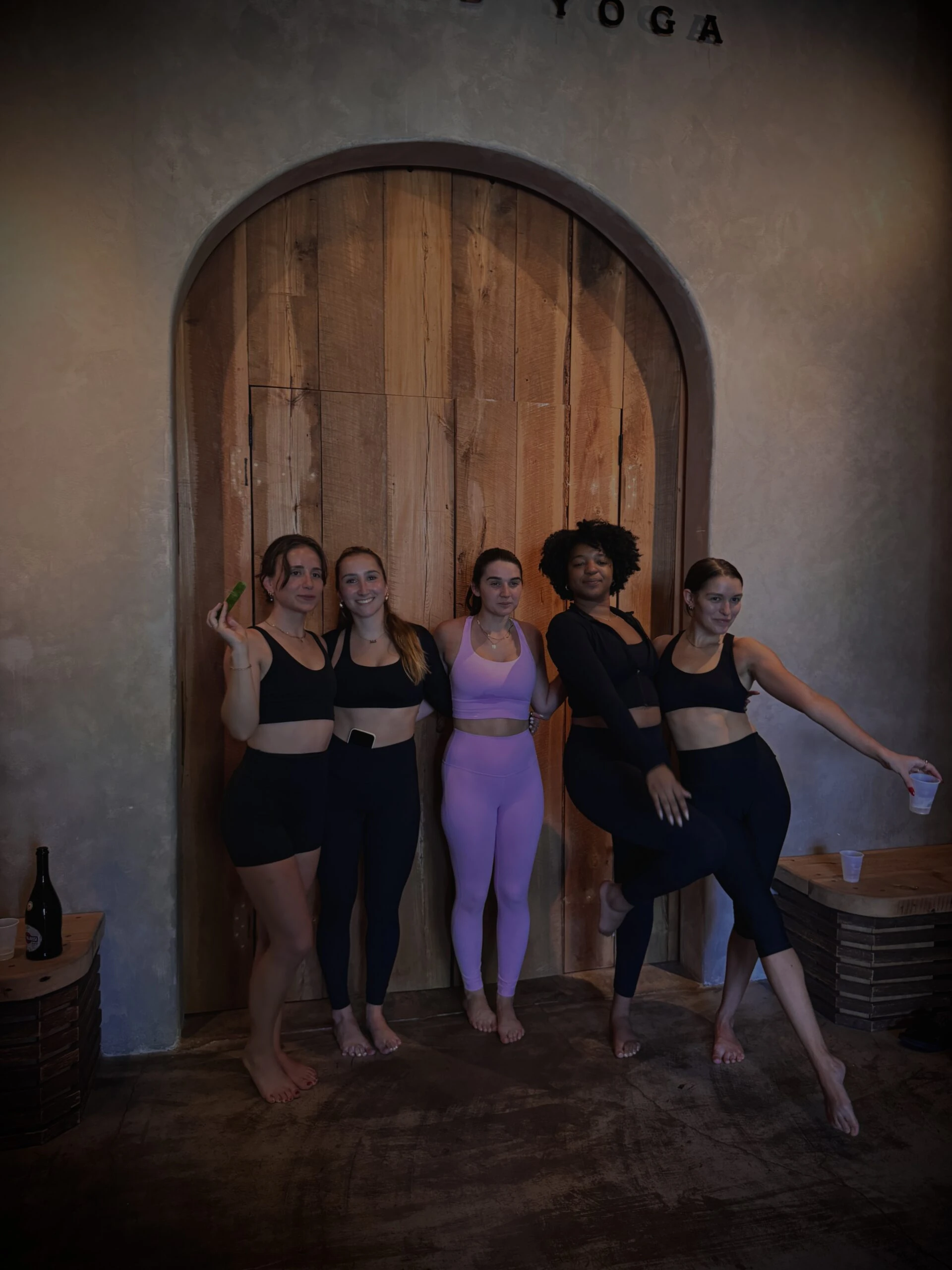 The Be Bad 6 yoga teacher training cohort