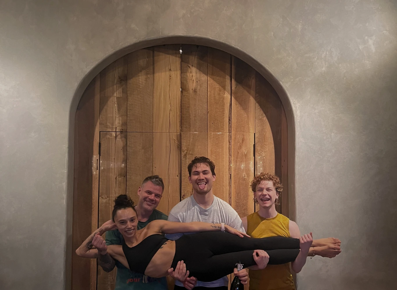 The Be Bad 5 yoga teacher training cohort